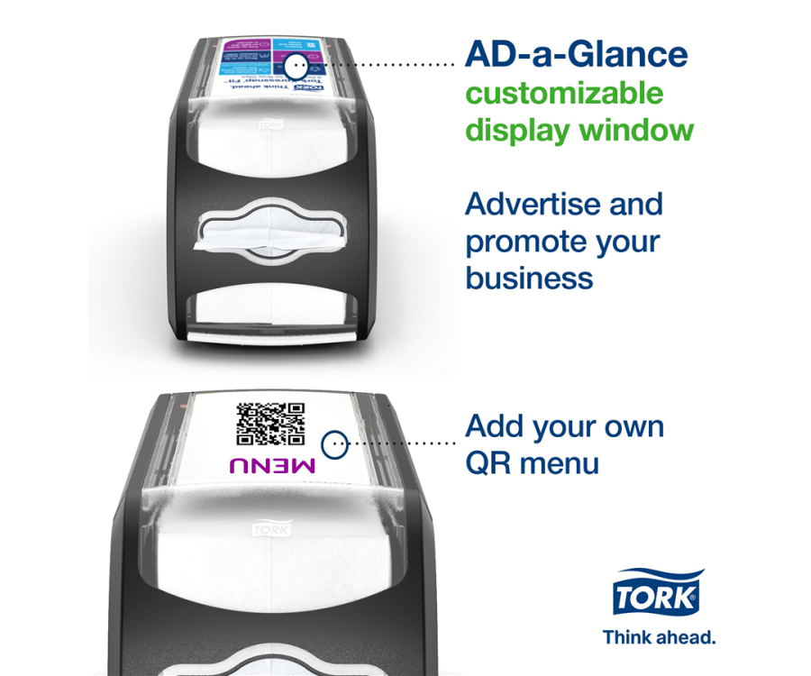 Tork Xpressnap Fit® Counter Napkin Dispenser (12.8 in. x 4.8 in. x 5.6 in., 1/Case)